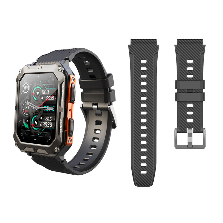 Premium IP68 Waterproof Smartwatch with Bluetooth Calling & 123 Sport Modes - 1.83" HD Display, Heart Rate & Blood Oxygen 