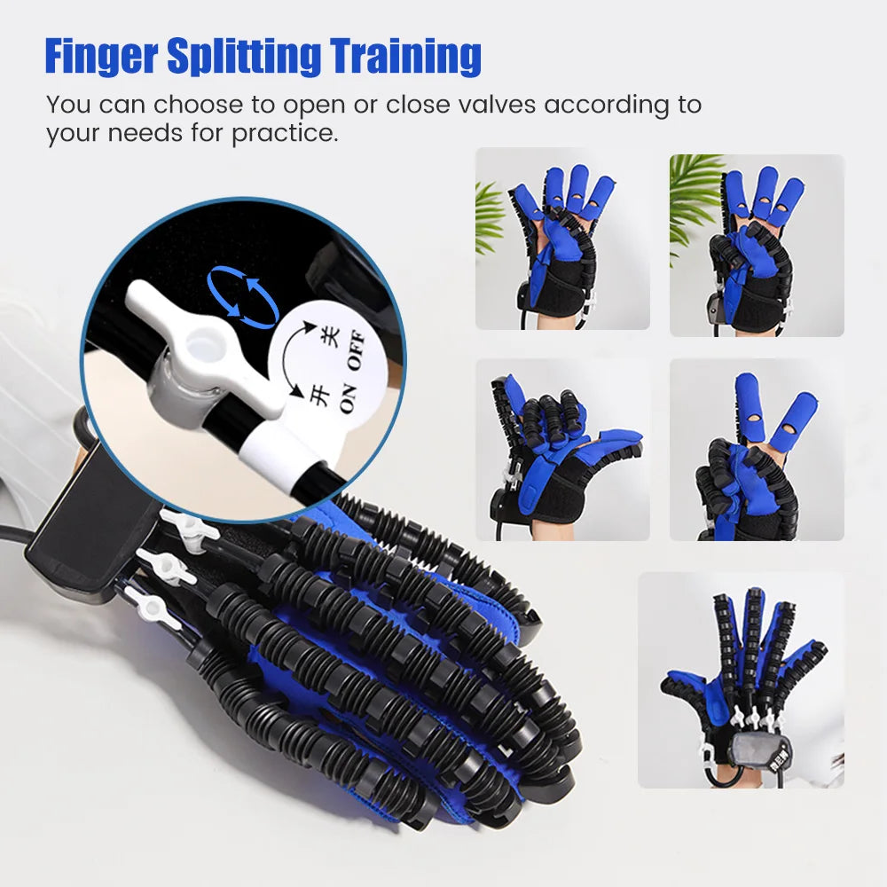 Premium Hand Rehabilitation Glove for Stroke Recovery | Hemiplegia Therapy Device | Finger Exerciser for Cerebral Infarction