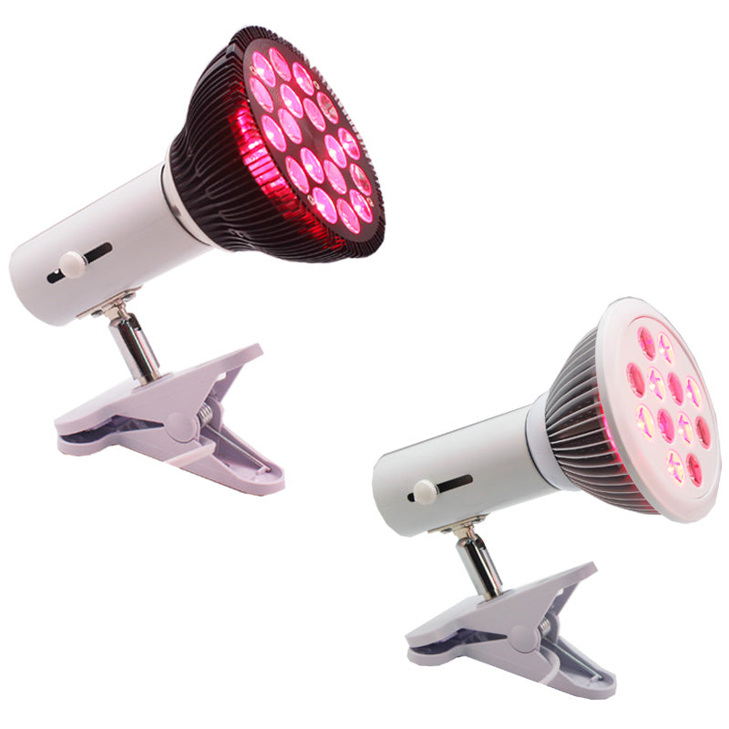 Premium Red Light Therapy Lamp for Muscle, Joint Pain Relief, Wound Healing – 660nm & 850nm Deep Penetration Infrared Bulb, 
