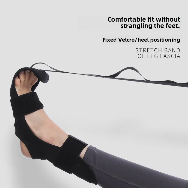 Premium Flexibility Stretching Strap - Open Back Yoga Band for Leg Stretching, Muscle Relaxation & Plantar Fasciitis Relief,