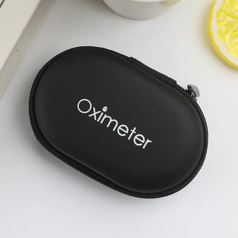 High Quality EVA Pulse Oximeter Carrying Case – Portable Water-Resistant Storage Bag for SpO2 Monitor, Earphones, Data Cable,