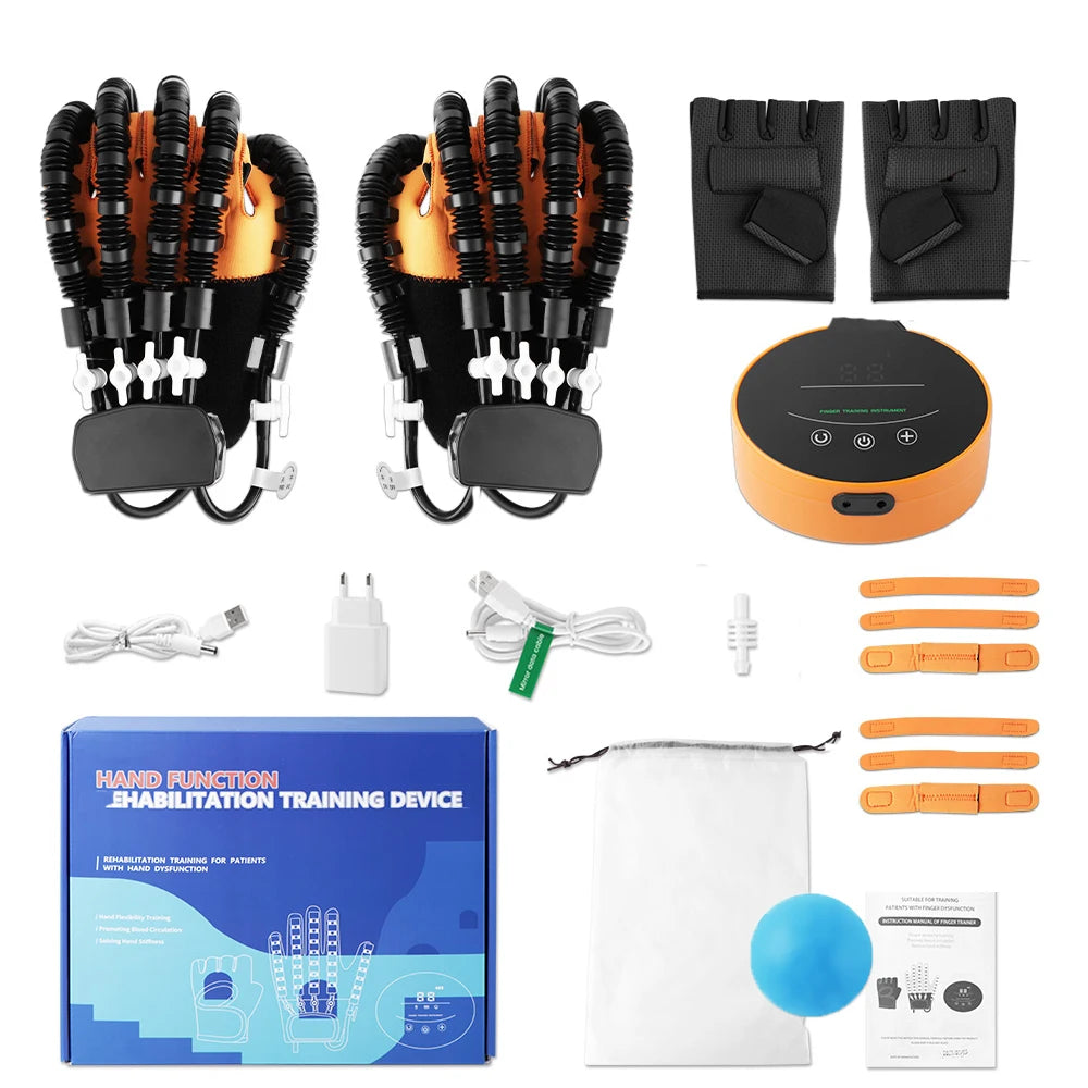 Premium Hand Rehabilitation Glove for Stroke Recovery | Hemiplegia Therapy Device | Finger Exerciser for Cerebral Infarction