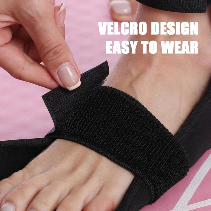 Premium Flexibility Stretching Strap - Open Back Yoga Band for Leg Stretching, Muscle Relaxation & Plantar Fasciitis Relief,