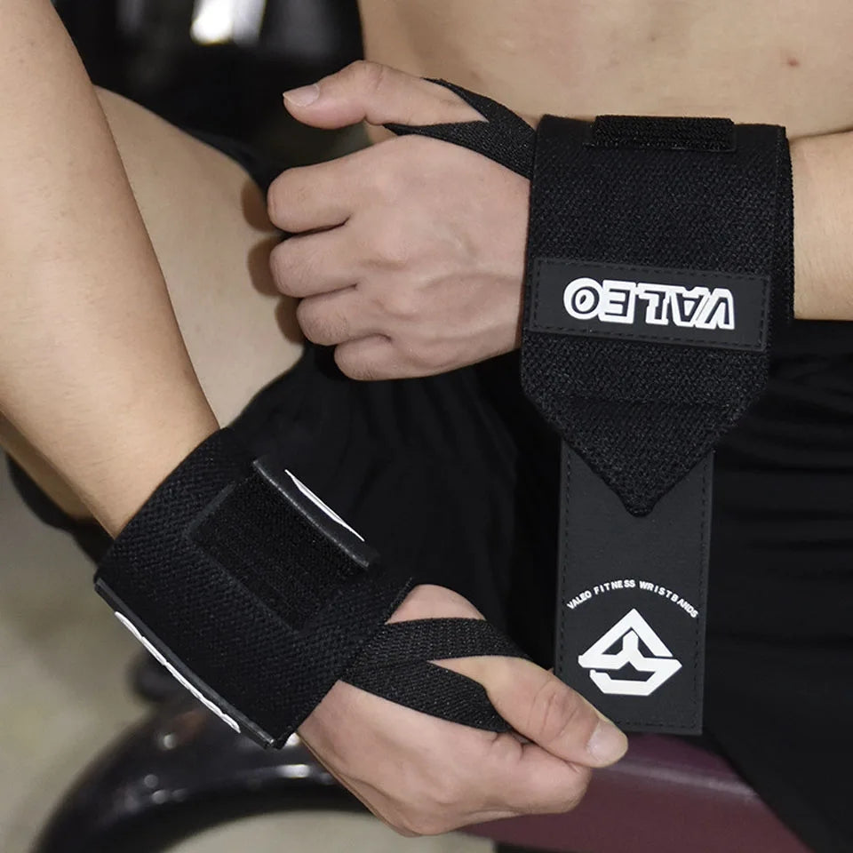 High Quality Sports Wristband for Weightlifting, Fitness & Gym - Adjustable Winding Support Strap for Heavy Lifting, Cross