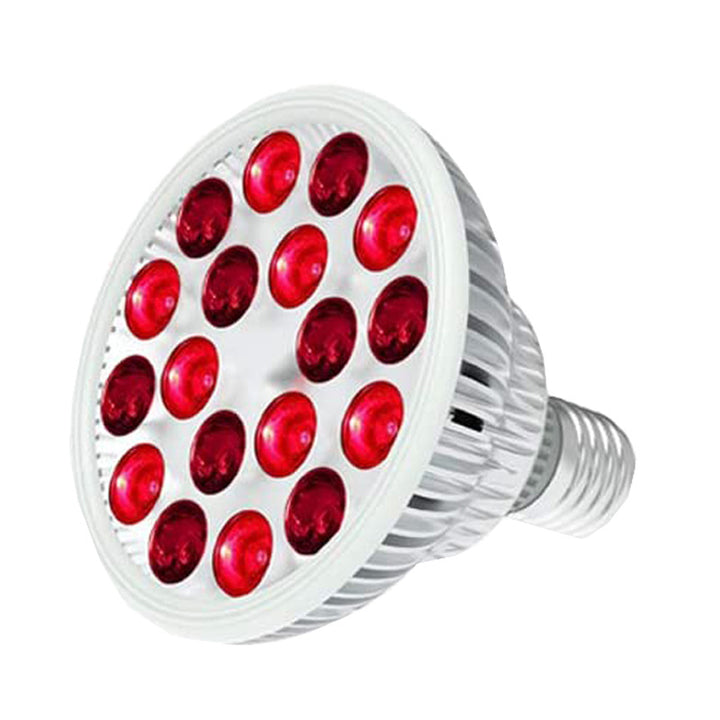 Premium Red Light Therapy Lamp for Muscle, Joint Pain Relief, Wound Healing – 660nm & 850nm Deep Penetration Infrared Bulb, 