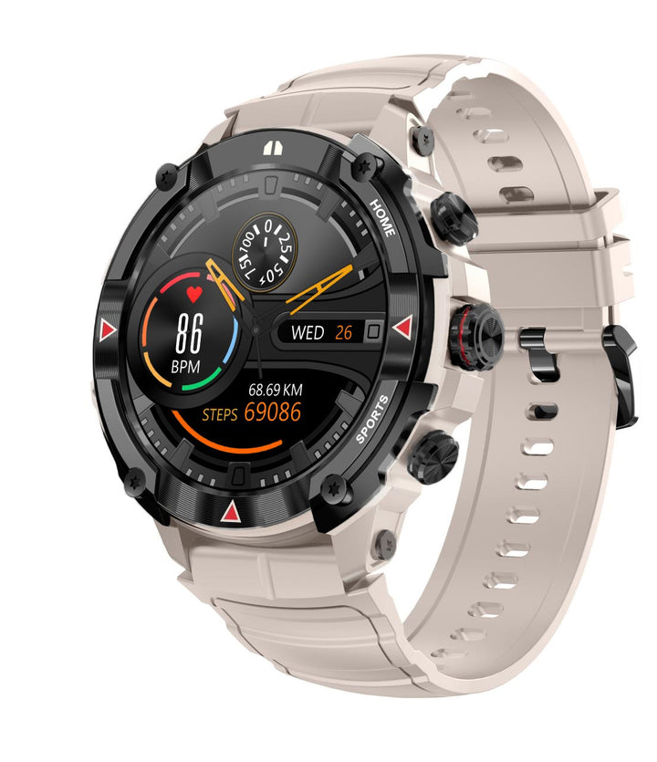 Premium Military-Grade Smartwatch for Men – 1.43'' AMOLED Display, Bluetooth Calling, Waterproof, Fitness Tracker, 420mAh 