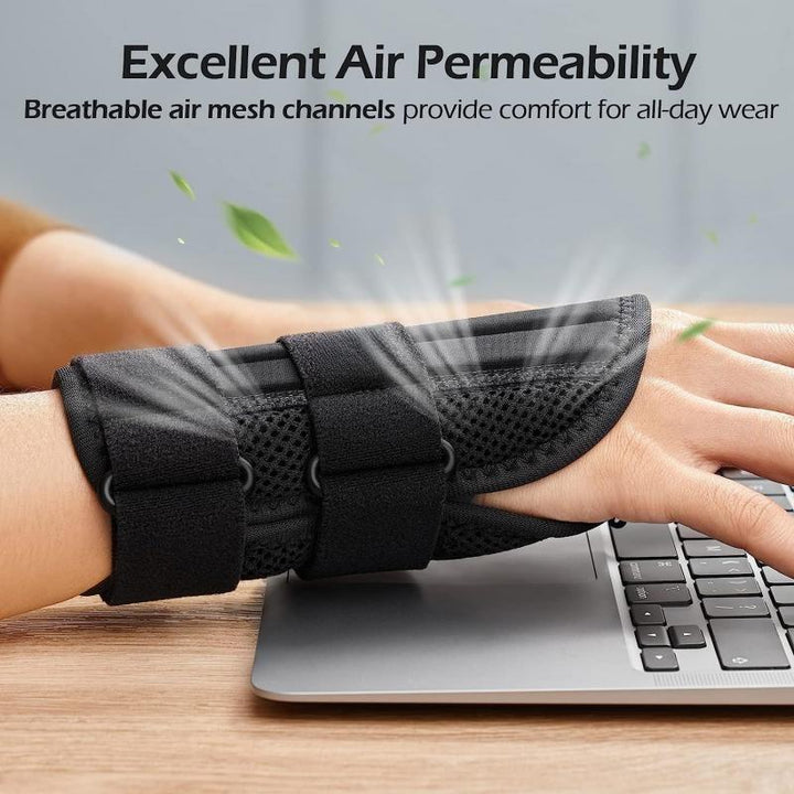Premium Carpal Tunnel Wrist Brace – Stabilizing Support for Men & Women, Adjustable Hand Support Splint for Sprains, 