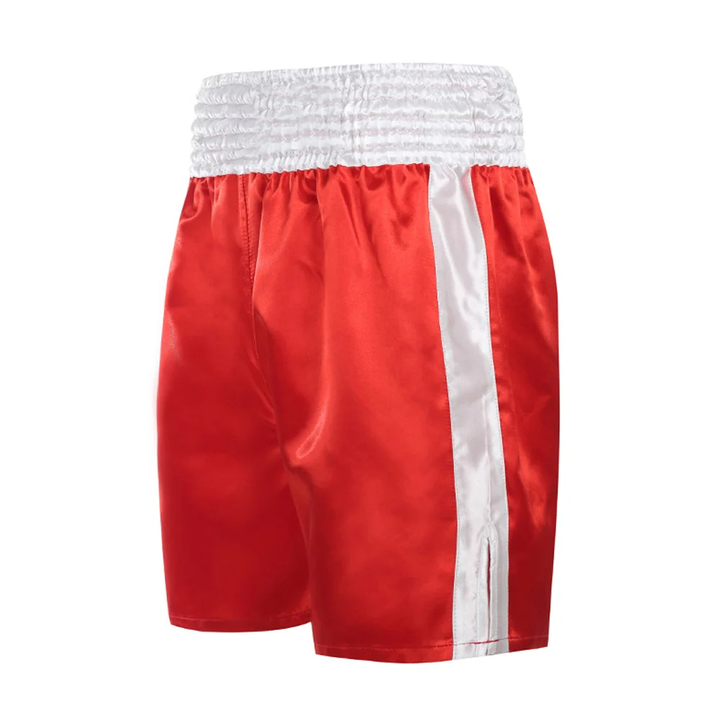 High Quality Muay Thai Fight Shorts – Unisex Kickboxing & MMA Training Pants for Men, Women, Kids, Competition & Grappling Gear with Embroidery, Adjustable Waistband, Satin Polyester, Sanda Martial Arts Clothes - StrengthXPhysiotherapy