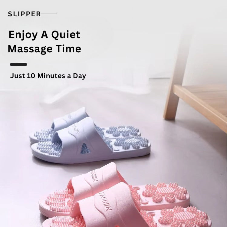 Premium Extra Large Acupoint Massage Slippers – Non-Slip Hollow Design for Indoor Home and Bathroom Use, Comfortable Sole Support for Men and Women, Ideal for Relaxation and Foot Therapy - StrengthXPhysiotherapy
