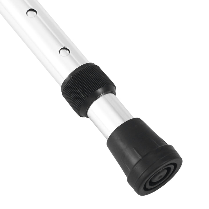 Premium Adjustable Walking Stick Cane – 2-Section Anti-Skid, Anti-Shock Crutch for Seniors, Lightweight Aluminum Alloy, Non-Slip Rubber Base, Adjustable Height 75-90cm for Hiking and Daily Support - StrengthXPhysiotherapy