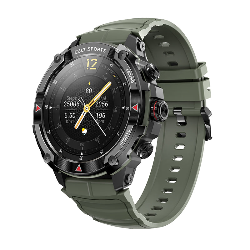 Premium Military-Grade Smartwatch for Men – 1.43'' AMOLED Display, Bluetooth Calling, Waterproof, Fitness Tracker, 420mAh 