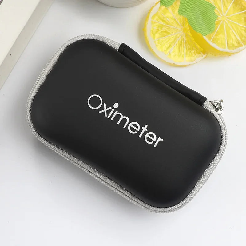 High Quality EVA Pulse Oximeter Carrying Case – Portable Water-Resistant Storage Bag for SpO2 Monitor, Earphones, Data Cable,