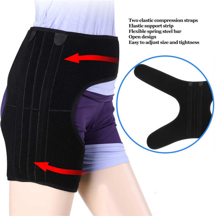 Premium Hip Abduction Orthosis Brace for Sciatica Pain Relief, Adjustable Hip Stabilizer Support for Groin, Hamstring, and 