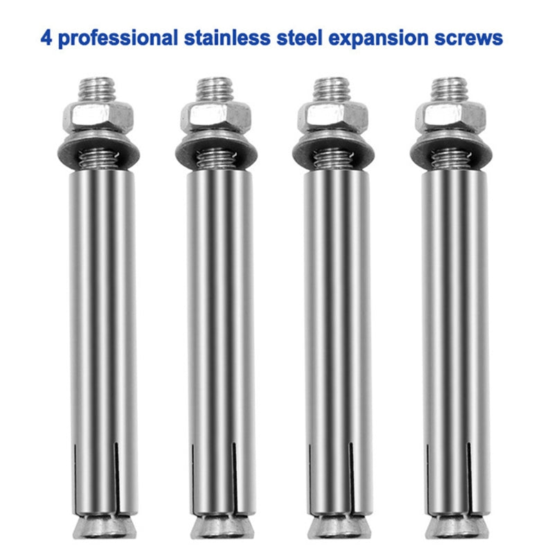 Premium Battle Rope Anchor Kit – Heavy Duty Stainless Steel Wall & Ceiling Mount Bracket for Suspension Straps, Yoga Hammocks