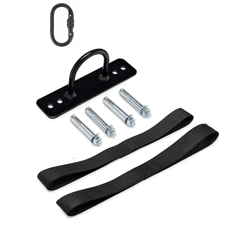 Premium Battle Rope Anchor Kit – Stainless Steel Wall & Ceiling Mount Bracket for Strength Training, Gym, Aerial Hammock & 