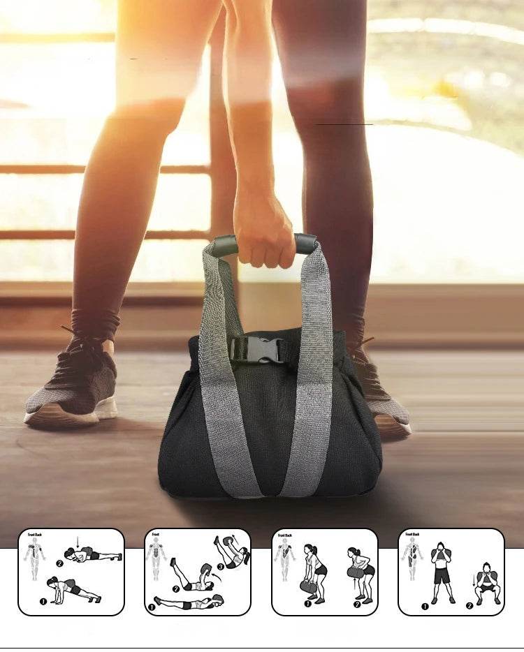 Premium Bodybuilding Sandbag for Gym Weight Lifting & Fitness – Empty Heavy Exercise Bag for Strength Training, Boxing, &