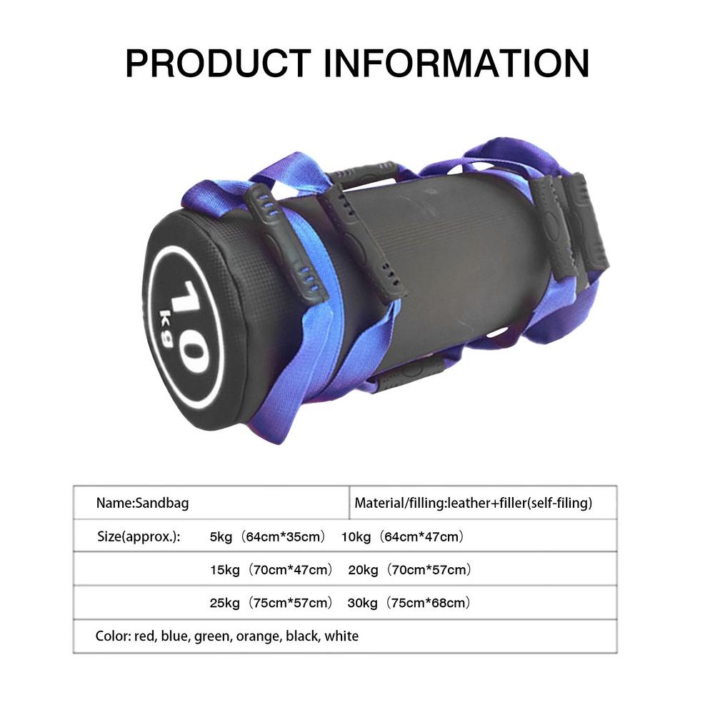 Premium Fitness Sandbag – Empty Power Training Bag for Weightlifting & Gym Workouts – Durable Physical Training Sandbag 