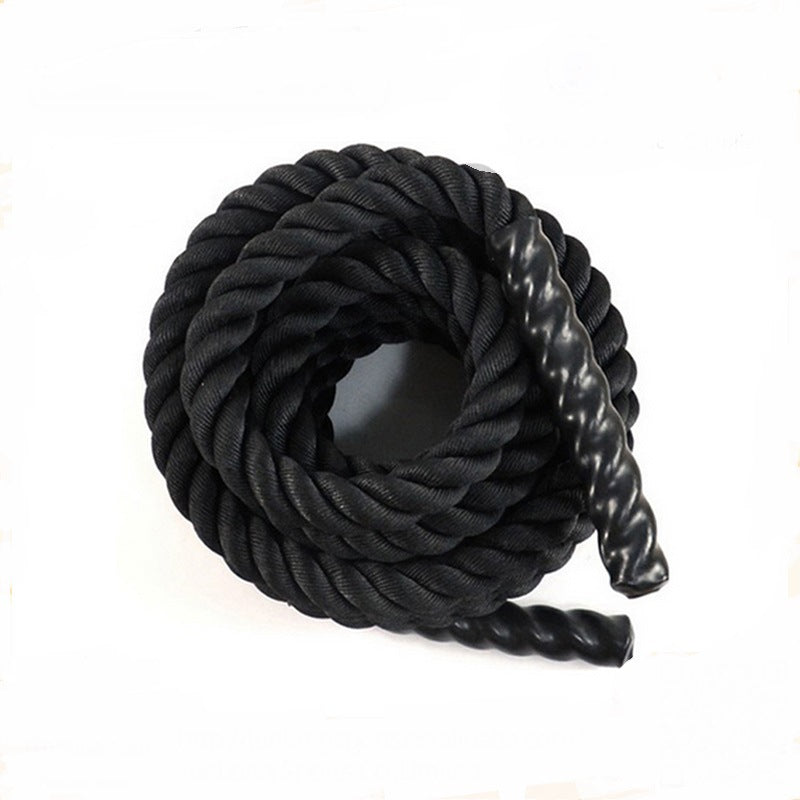 Premium Heavy Boxing Jump Rope – 9.8ft Fitness Battle Rope for Muay Thai & Bodybuilding – Durable Polymer Synthetic Fiber &