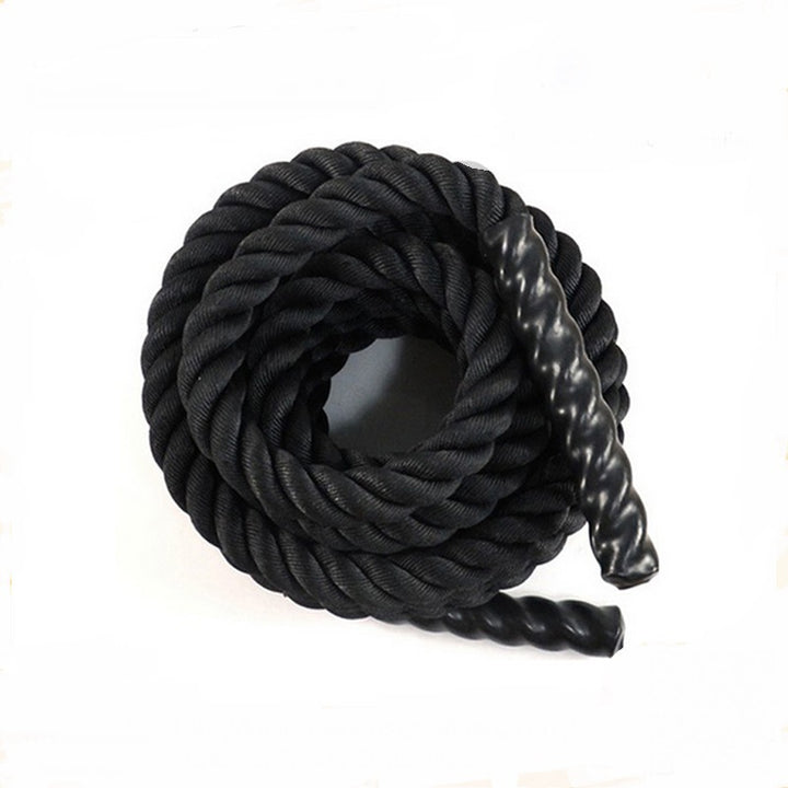 Premium Heavy Boxing Jump Rope – 9.8ft Fitness Battle Rope for Muay Thai & Bodybuilding – Durable Polymer Synthetic Fiber &