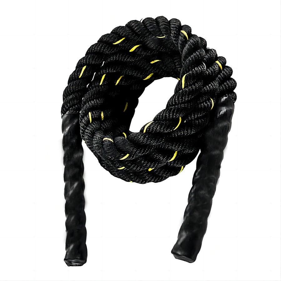 Premium Heavy Boxing Jump Rope – 9.8ft Fitness Battle Rope for Muay Thai & Bodybuilding – Durable Polymer Synthetic Fiber &
