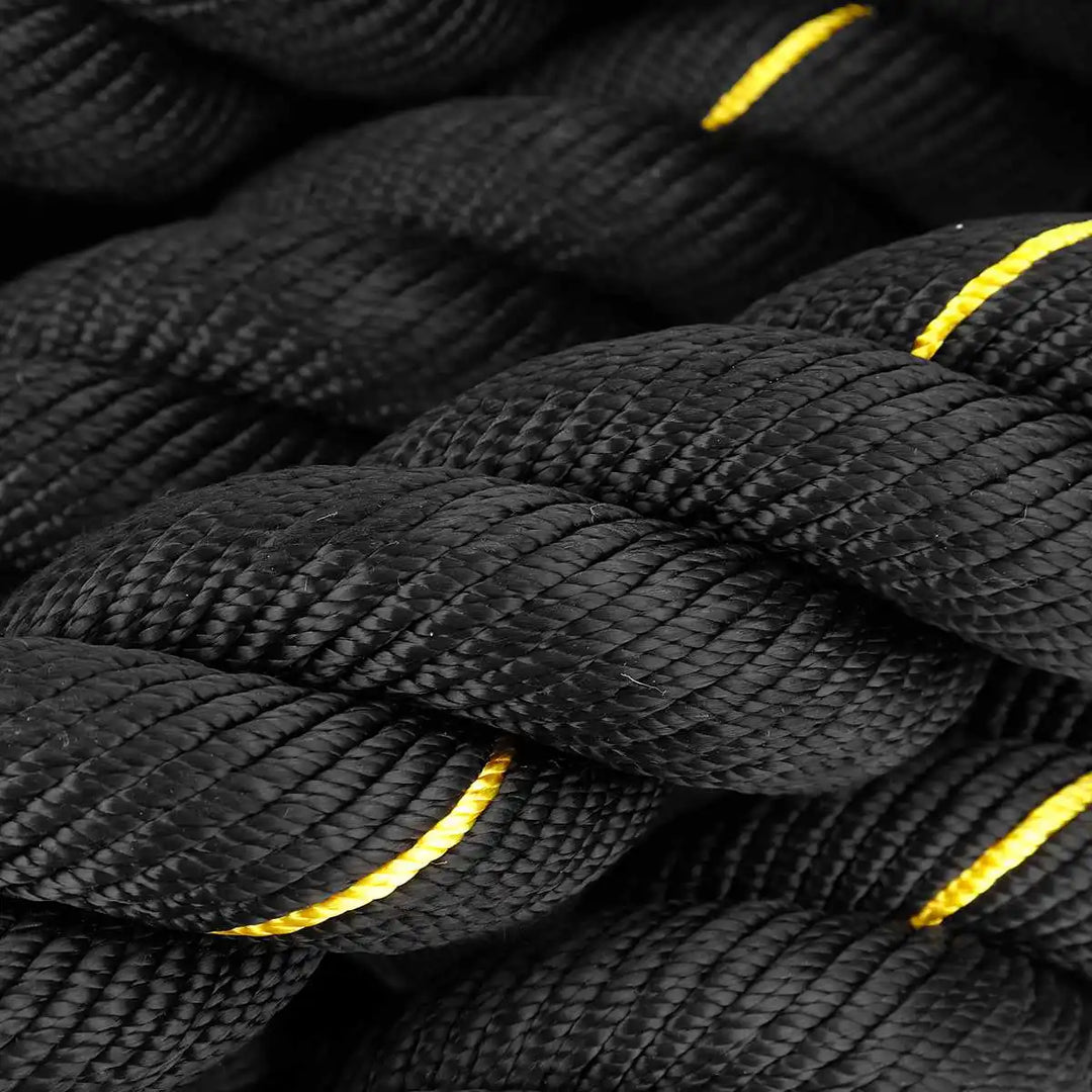 Premium Heavy Boxing Jump Rope – 9.8ft Fitness Battle Rope for Muay Thai & Bodybuilding – Durable Polymer Synthetic Fiber &