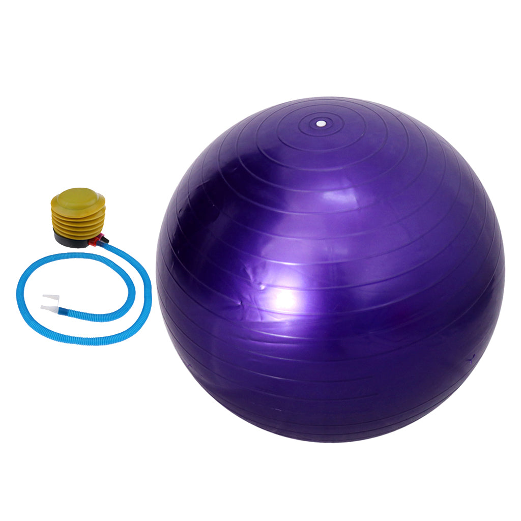 Premium PVC Fitness Yoga Ball for Home Gym & Pilates – Anti-Slip Balance Exercise Ball, Explosion-Proof, Multiple Sizes 
