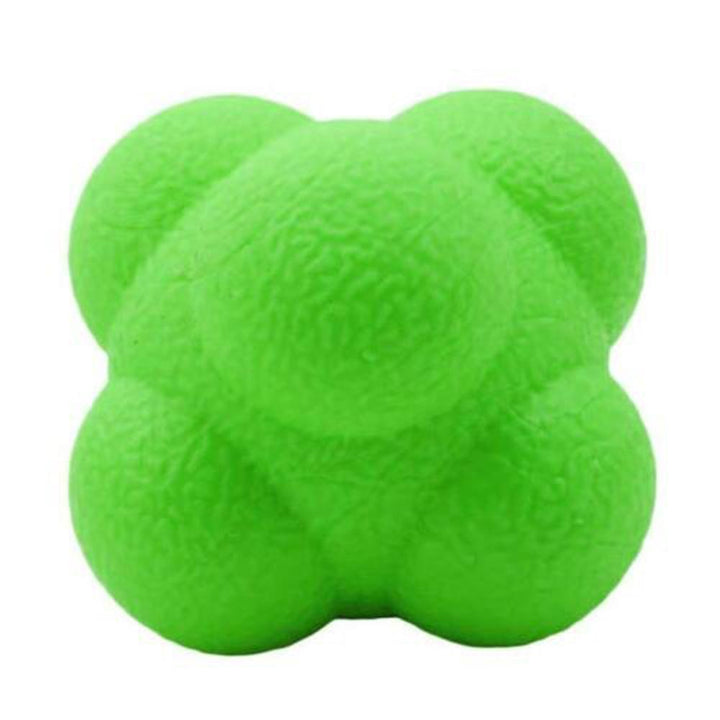 Premium Reaction Training Ball for Speed & Agility – Hexagonal Silicone Reflex Ball for Coordination & Sports Fitness  