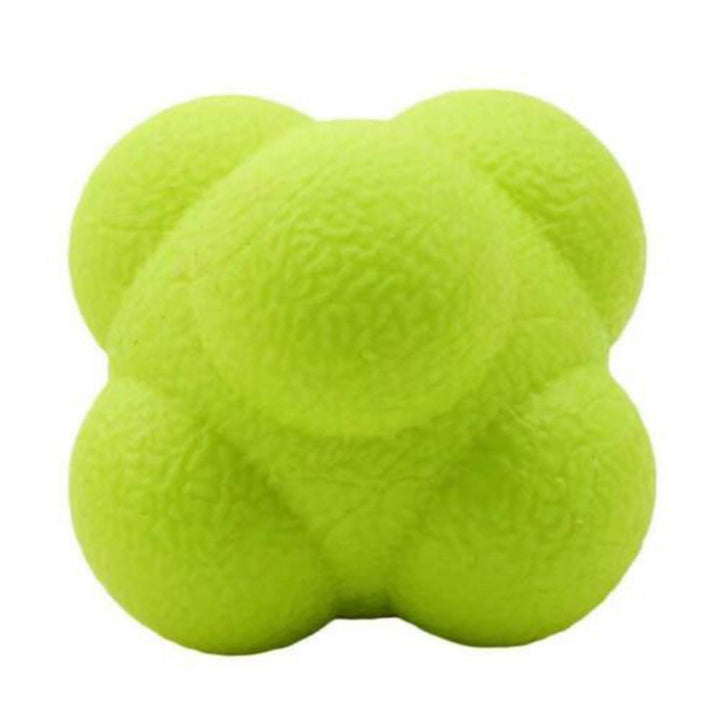 Premium Reaction Training Ball for Speed & Agility – Hexagonal Silicone Reflex Ball for Coordination & Sports Fitness  