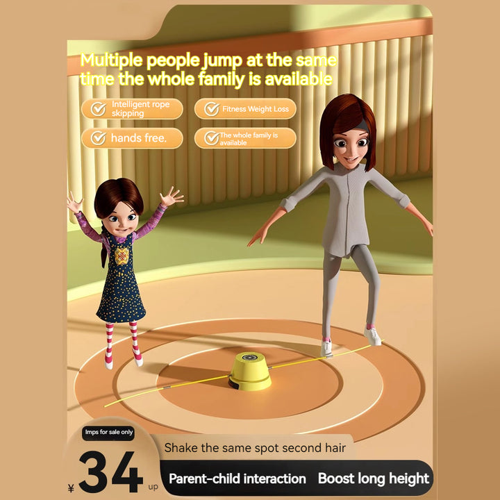 Premium Smart Automatic Electric Skipping Rope Machine with Digital Counter & Remote Control – Cardio Training Jump Rope for