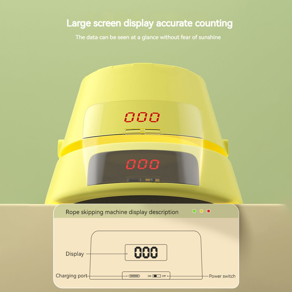 Premium Smart Automatic Electric Skipping Rope Machine with Digital Counter & Remote Control – Cardio Training Jump Rope for