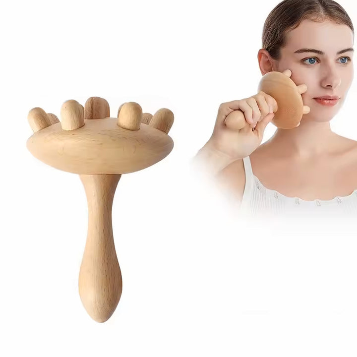 Premium Wooden Therapy Massage Tools – Complete Set for Body Shaping, Anti-Cellulite, Lymphatic Drainage, and Waist Sculpting, Ergonomic Design for Professional and Home Use - StrengthXPhysiotherapy