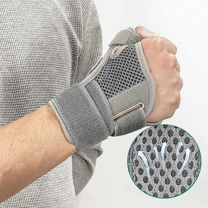 Premium Thumb Support Brace – CMC Joint Stabilizer Orthosis Spica Splint for Arthritis, Osteoarthritis, Tendonitis & Pain Relief – Comfortable & Adjustable Stabilization for Thumb Instability - StrengthXPhysiotherapy