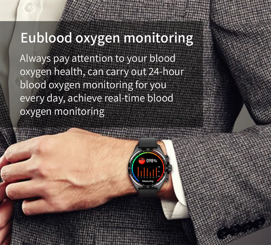 Premium Outdoor Sports GPS Smart Watch for Men – Bluetooth Call, HD AMOLED Screen, Health Monitoring, Compass, IP68 Waterproof, Multi-Sport Mode, Sleep & Blood Oxygen Monitoring, Music Control - StrengthXPhysiotherapy