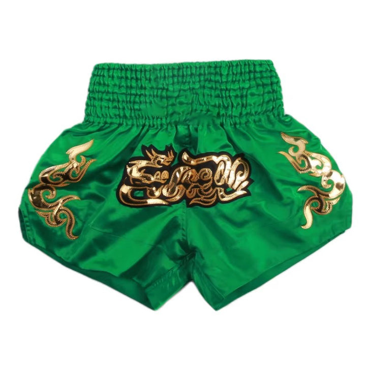 Premium Muay Thai Shorts 2024 – Unisex Boxing & Kickboxing Training Pants with Embroidery, Wide-Leg Design for Men, Women, Kids – Breathable Satin Polyester, Ideal for MMA, Sanda Martial Arts, Gym Workout Gear - StrengthXPhysiotherapy