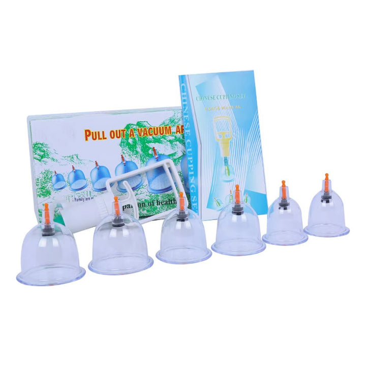 Premium Cupping Therapy Set – Vacuum Suction Cups for Massage, Anti-Cellulite, and Physiotherapy, Relieves Back, Neck, and Leg Pain, Improves Blood Flow, and Encourages Relaxation, Easy-to-Use with Pistol Grip Pump - StrengthXPhysiotherapy