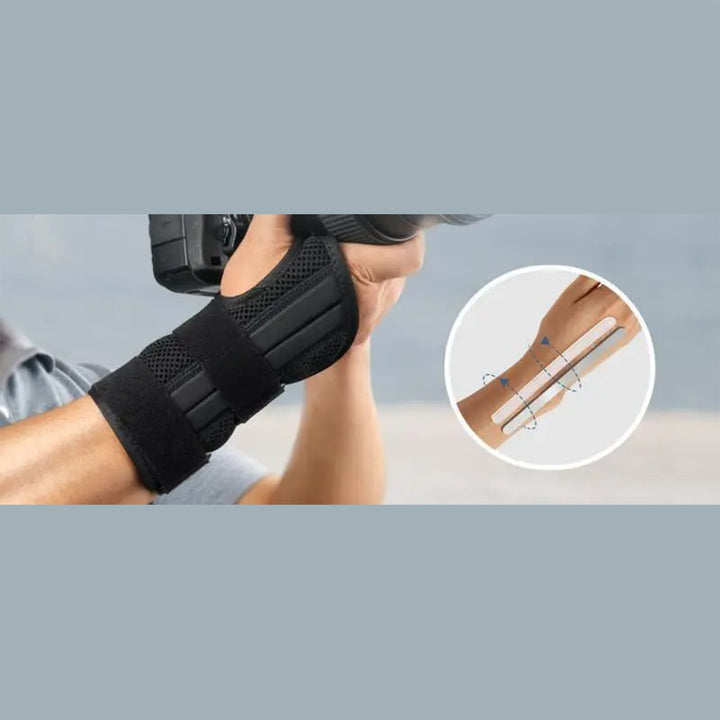 Premium Carpal Tunnel Wrist Brace – Stabilizing Support for Men & Women, Adjustable Hand Support Splint for Sprains, Tendonitis, Pain Relief, Ergonomic Design, Lightweight & Breathable, Ideal Night Immobilizer - StrengthXPhysiotherapy
