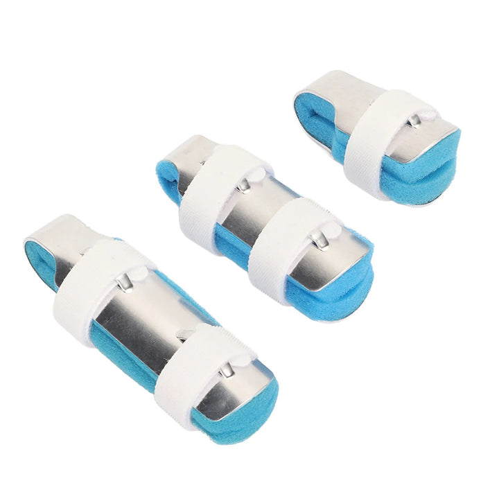 Premium Finger Splints Set for Knuckle Immobilization – 3-Sizes Adjustable Aluminum Alloy Protective Splints for Finger Injuries, Breathable EVA Pads, Comfortable, Easy to Use, Suitable for Adults and Children - StrengthXPhysiotherapy