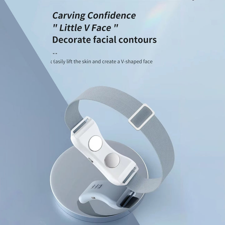 Premium Vibration Chin-Up Facial Lifting Massager – EMS V-Line Beauty Device for Double Chin Removal, Face Shaping, and Skin Firming, Adjustable and Portable with 5-7 Massage Modes - StrengthXPhysiotherapy