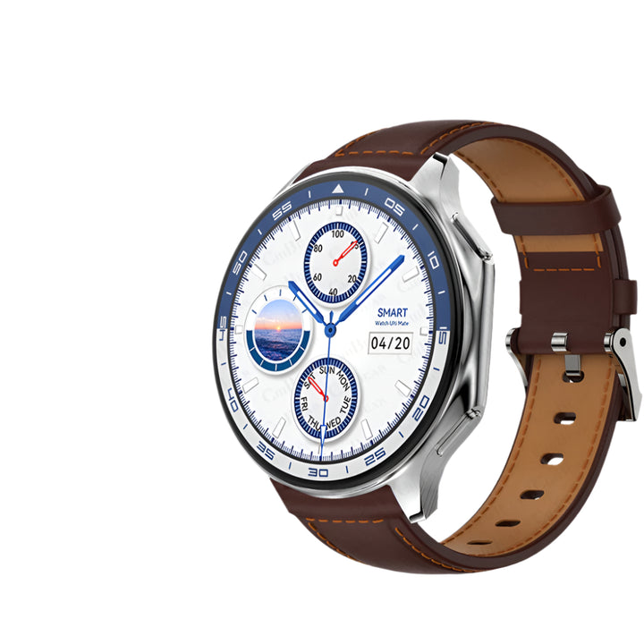 Premium Smartwatch for Men – Bluetooth Calling, 390mAh Battery, IP68 Waterproof, Fitness & Health Tracking, Music Player, 