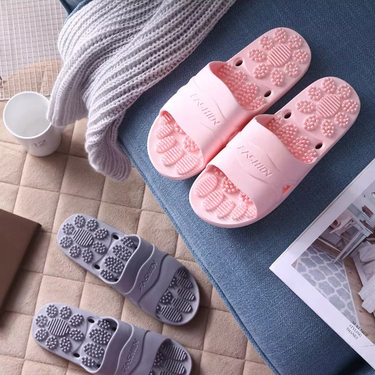 Premium Extra Large Acupoint Massage Slippers – Non-Slip Hollow Design for Indoor Home and Bathroom Use, Comfortable Sole Support for Men and Women, Ideal for Relaxation and Foot Therapy - StrengthXPhysiotherapy