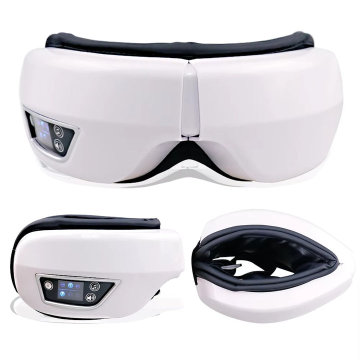 Premium Foldable Eye Massager – Vibration Airbag Pressure with Hot Compress and Bluetooth Music, Relieves Eye Fatigue and Enhances Relaxation, Four Adjustable Modes for Personalized Eye Care - StrengthXPhysiotherapy