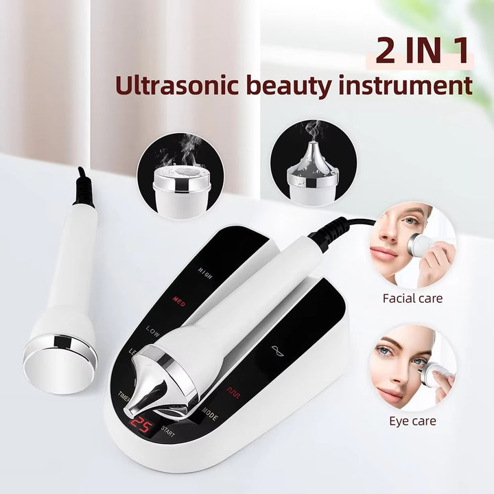 Premium Ultrasound Beauty Machine – High Frequency Face and Eye Massager for Skin Care, Facial Lifting, and SPA-Grade Ultrasonic Cleansing Device - StrengthXPhysiotherapy