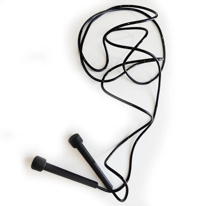 Premium PVC Skipping Rope – Adjustable Length Jump Rope for Fitness Training, Weight Loss, and Cardio Exercise, 2.3m Long, Soft & Lightweight, Durable 4mm Diameter Cable - StrengthXPhysiotherapy