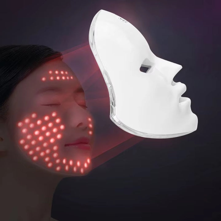 Premium LED Facial and Neck Rejuvenation Machine – Skin Rejuvenation Massager for Anti-Aging, Wrinkle Reduction, and Skin Tightening with Advanced Light Therapy - StrengthXPhysiotherapy