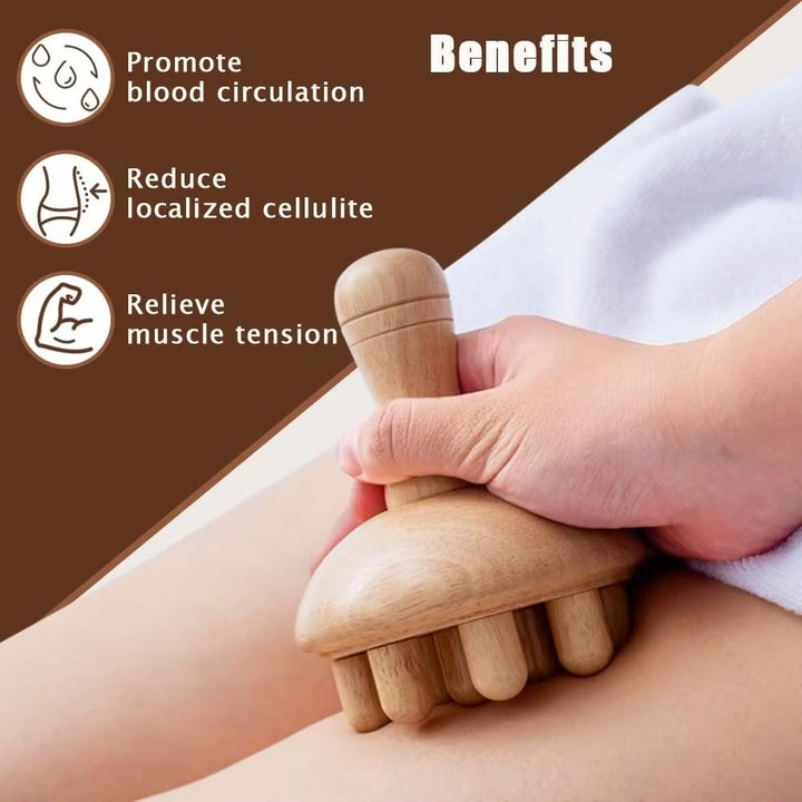 Premium Wooden Therapy Massage Tools – Complete Set for Body Shaping, Anti-Cellulite, Lymphatic Drainage, and Waist Sculpting, Ergonomic Design for Professional and Home Use - StrengthXPhysiotherapy