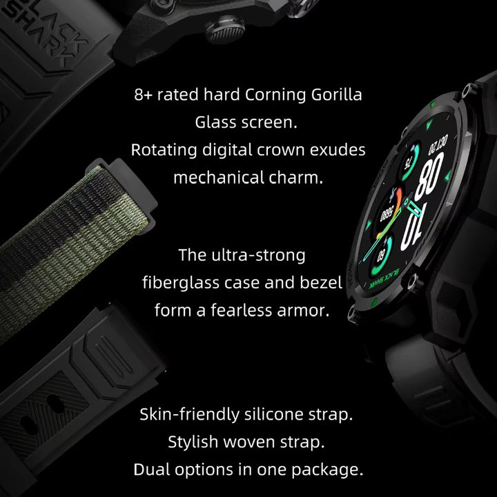 Luxury GPS Smartwatch – 1.43" AMOLED Display with 21-Day Battery Life and 100+ Sport Modes, Ideal for Android and iOS