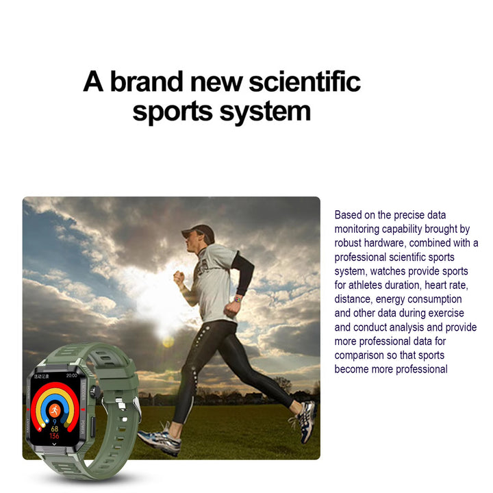 Luxury NFC GPS Smartwatch – 1.99" AMOLED Screen with Bluetooth Calling, 120+ Sports Modes, Weather Data, and Waterproof 