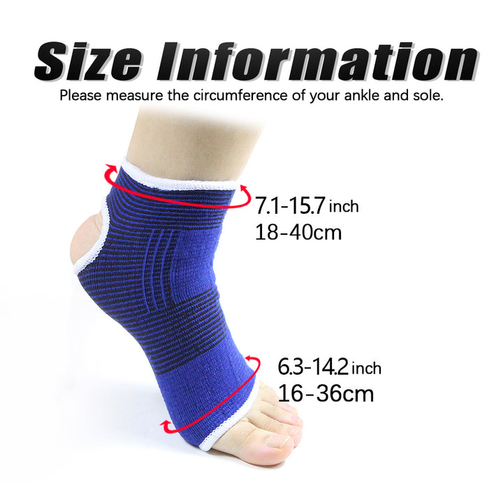Premium Ankle Brace Compression Sleeve for Sprains & Plantar Fasciitis – Unisex Ankle Support Sock, Breathable Material, 