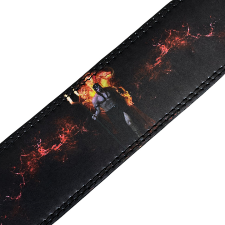 Premium Leather Weightlifting Belt 10MM – Lever Buckle Back Support Belt for Powerlifting, Deadlifts, Squats, Strength 