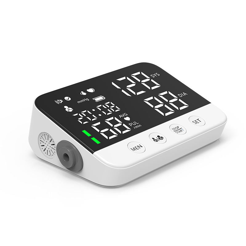 Premium Digital Upper Arm Blood Pressure Monitor – Accurate Sphygmomanometer, Full Automatic Pressurization & Decompression, 